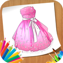 How to Draw Dress - Learn Draw APK