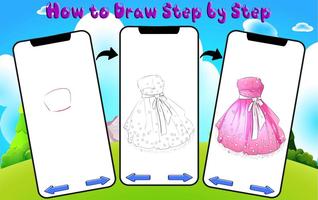 How to Draw Dress Affiche