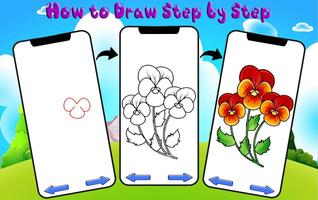 How to Draw Flower capture d'écran 1