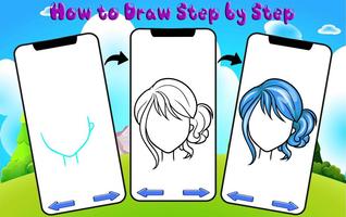 How to Draw Hair স্ক্রিনশট 1