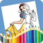 Princess Coloring Book أيقونة