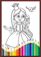 Princess Coloring Book تصوير الشاشة 2