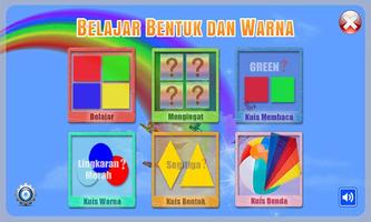 Belajar Bentuk dan Warna постер