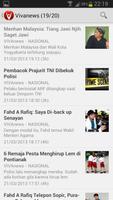 Berita Indonesia - RSS Reader تصوير الشاشة 1