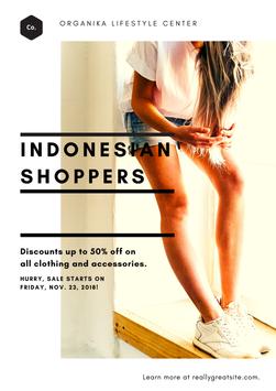Online Shopping Indonesia 海报