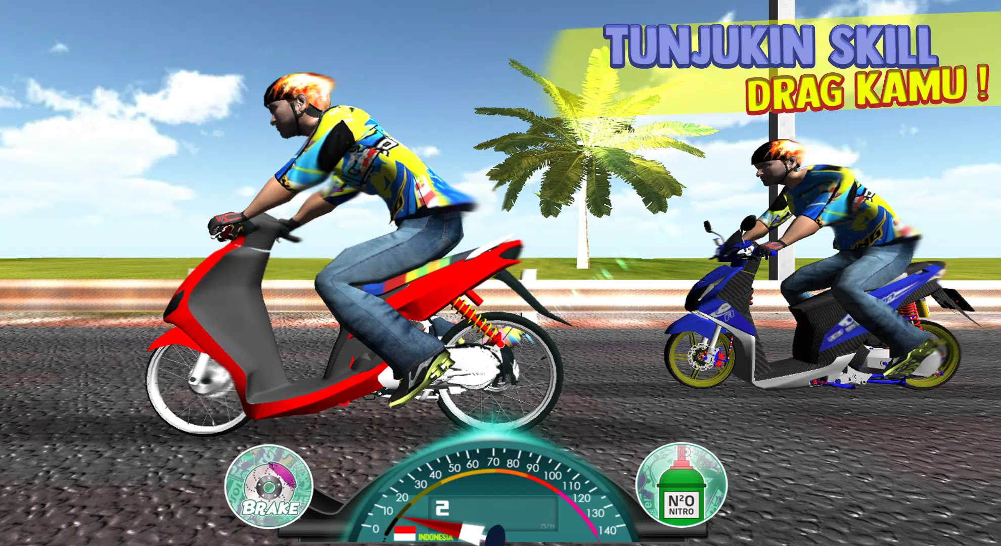 Indonesian Drag Bike Racing - Drag Indonesia 210M Cho Android - Tải Về Apk