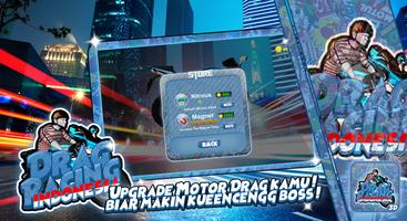 Indonesia Drag Racing 2018 - Bike Extreme Drag 3D captura de pantalla 1