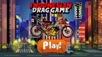 Poster Indonesian Drag Bike Racing