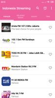 Indonesia Streaming capture d'écran 1