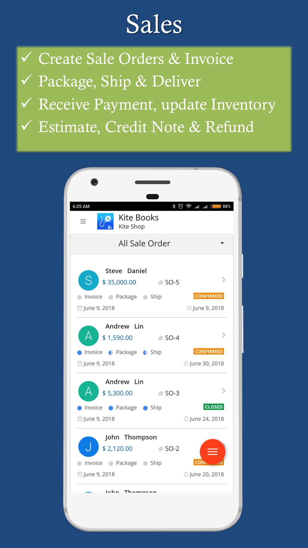 Free Invoice Inventory Management App Kite Books For Android Apk Download