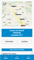 Chemin de Madrid PREMIUM Affiche