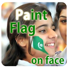 Paint Flag On Face icône