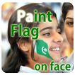 Paint Flag On Face