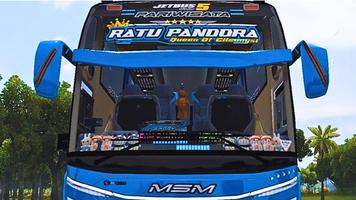 Mod Bussid Bus Ratu Pandora скриншот 1