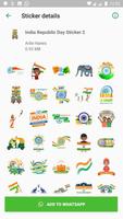 Republic Day Stickers for WhatsApp - WAStickerApps capture d'écran 1