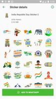 Republic Day Stickers for WhatsApp - WAStickerApps screenshot 1