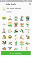 Republic Day Stickers for WhatsApp - WAStickerApps capture d'écran 2