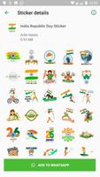 Republic Day Stickers for WhatsApp - WAStickerApps اسکرین شاٹ 2