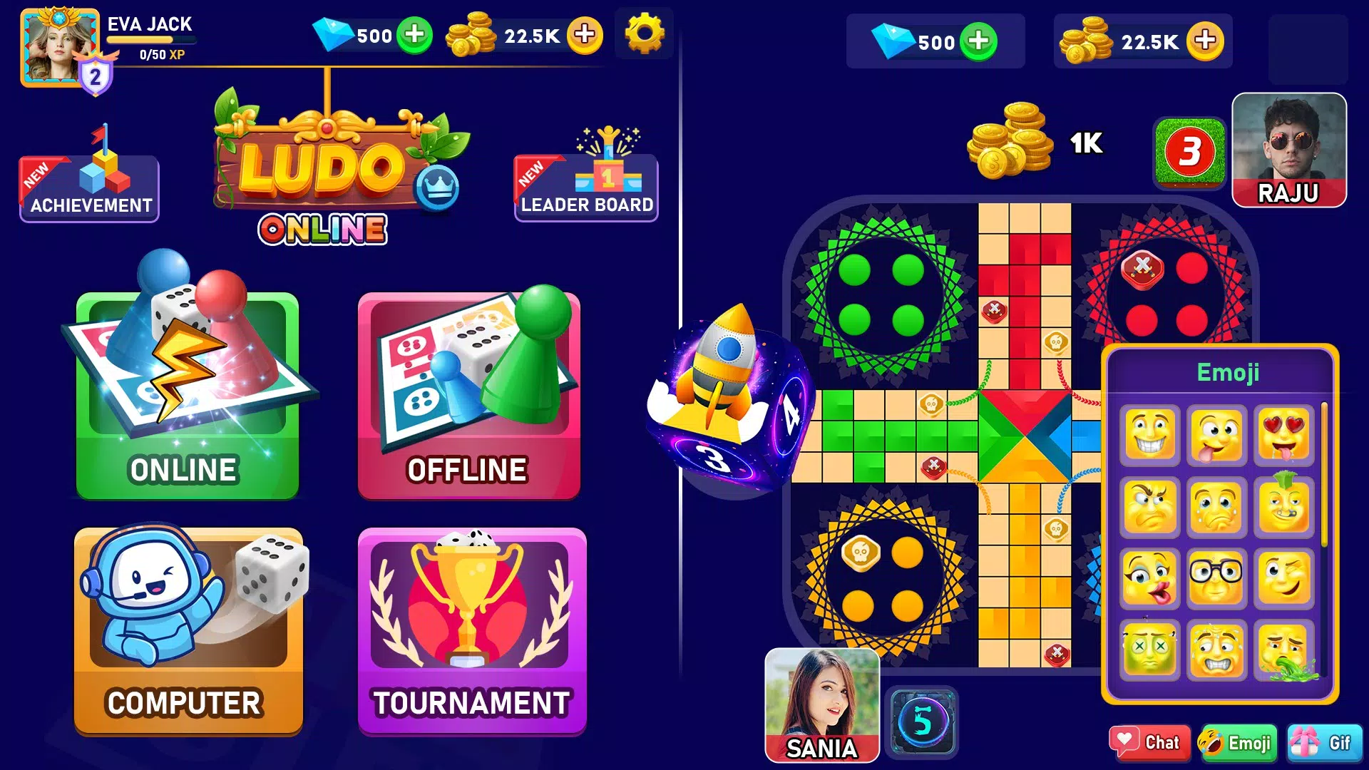 Ludo Gem - Online Multiplayer 0.10 Free Download