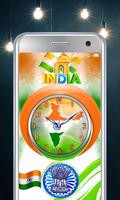 India Clock Affiche