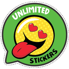 Unlimited Stickers - Sticker M ไอคอน
