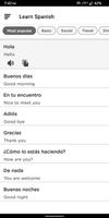 Hello Spanish - Learn Spanish Ekran Görüntüsü 1