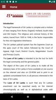 Laws of Sri Lanka capture d'écran 1