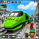 ville train sim- train Jeux 3d icône