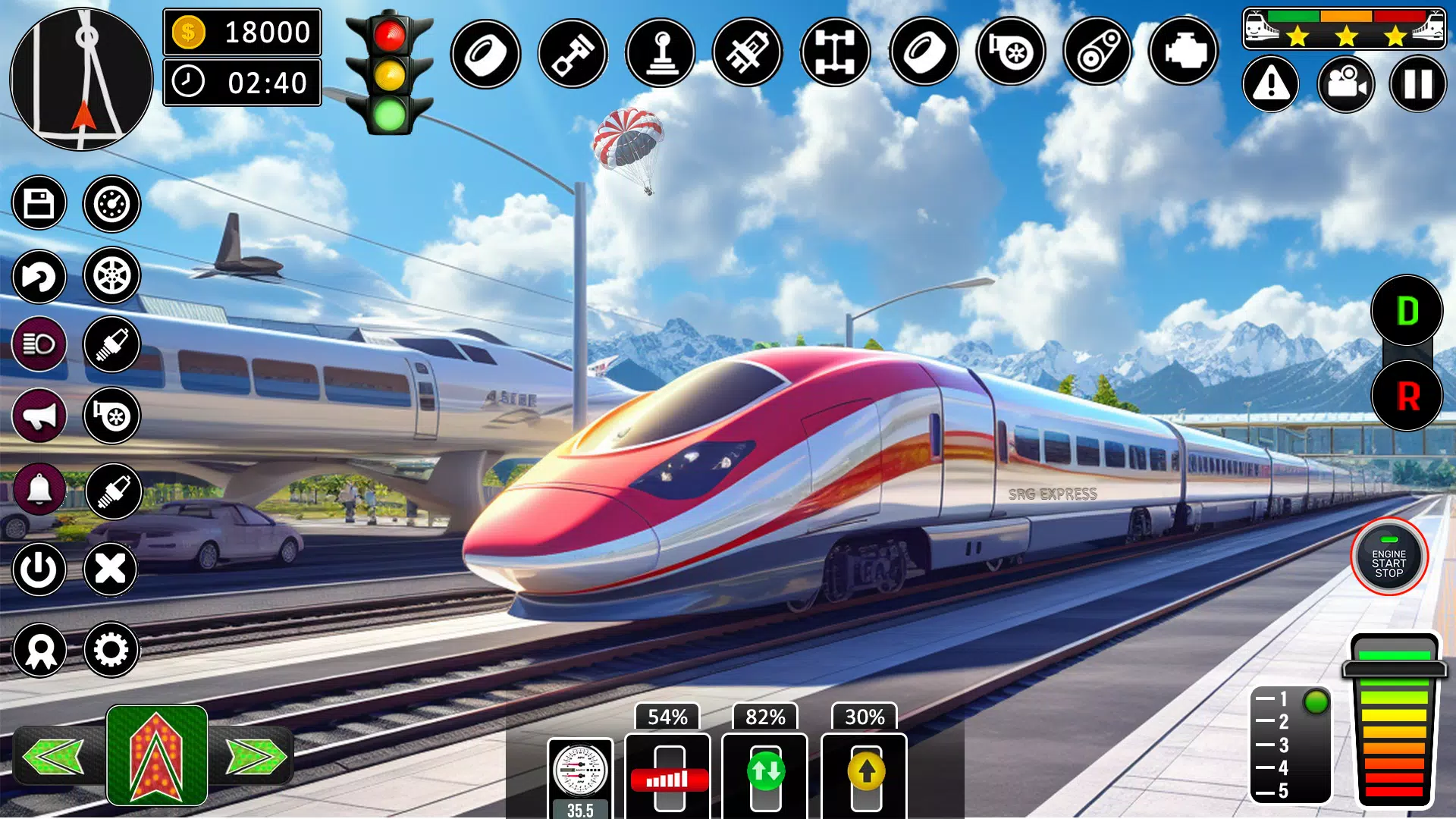 jogo de trem da cidade 3d trem 3.1.5 para Android Grátis