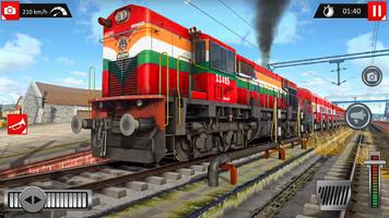 Indian Express Train Games 3D Affiche