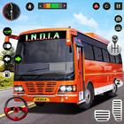 Indian Bus Games Simulator 3D ไอคอน
