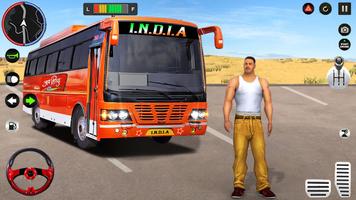Indian Bus Games Simulator 3D Affiche