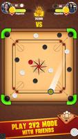 Carrom Board Offline Disc Game Affiche