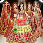 Indian Bride Dress Up Girl simgesi
