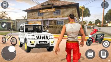 Indian Car Simulator Car Games Affiche
