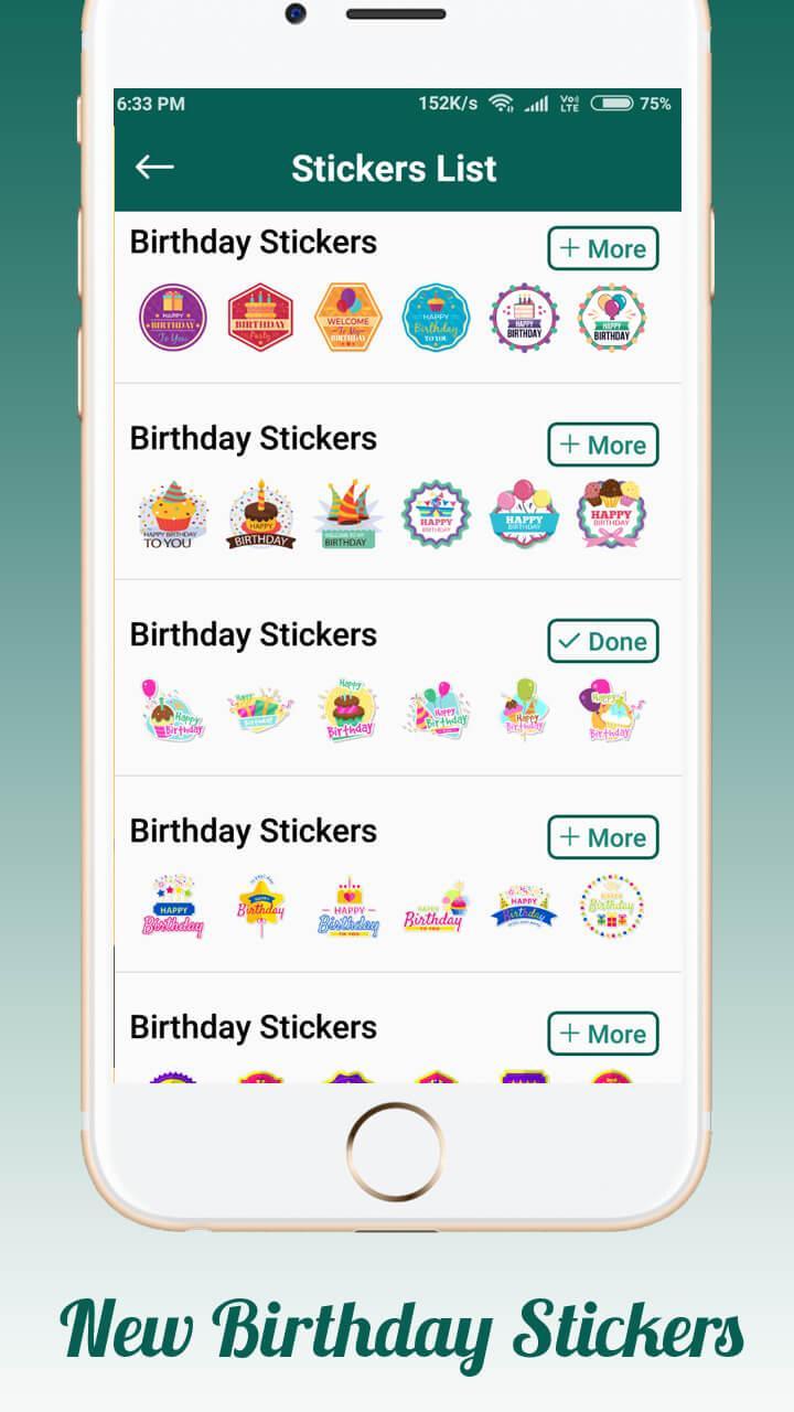 Happy Birthday Sticker For Whatsapp Chat Wasticker For Android