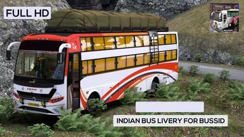 Bussid Indian Bus Livery 4K-poster