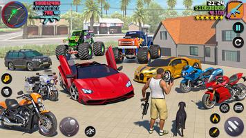 Open World Gangster Driving 3D ảnh chụp màn hình 1