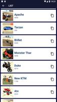 Indian bikes driving code list capture d'écran 3