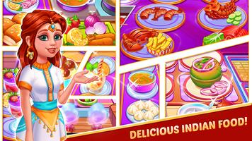 Trò chơi nấu ăn Ấn Độ - thức ăn & nhà hàng madness ảnh chụp màn hình 3
