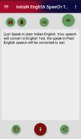 Indian English Speech To Text ~Speak As Indian] capture d'écran 3