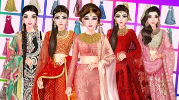 Indian Fashion Dress Up Games پوسٹر