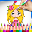 Icona Princess coloring book for kid