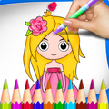 Princess coloring book for kid