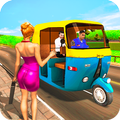 Modern Indian Tuk Tuk Rickshaw