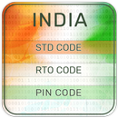 India STD, RTO & PIN CODE APK