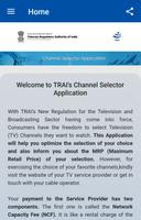 TRAI Channel Selector App Affiche