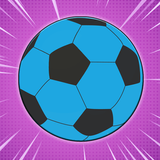 Color Zig Zag FootBall Game آئیکن