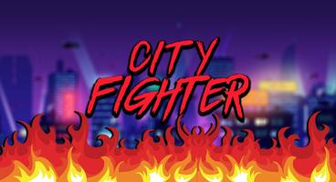 City Fighter - street fighting poster