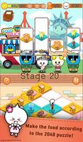 2048 WillYouMarryMe : Food-Truck Puzzle Game capture d'écran 1